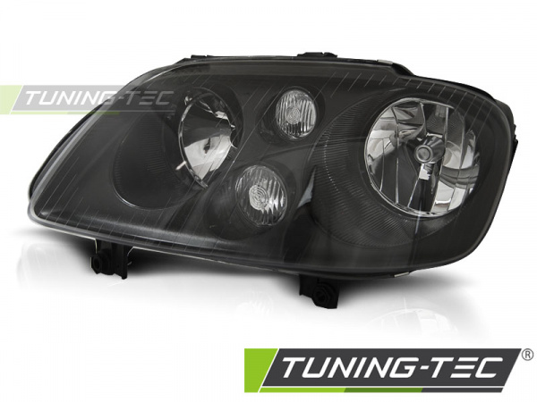 Upgrade Klarglas Scheinwerfer links für VW Touran 1T 03-06 schwarz